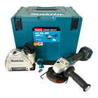 Meuleuse d'angle sur batterie Makita DGA 514 ZJU1 18 V 125 mm brushless + MAKPAC - sans batterie, sans chargeur