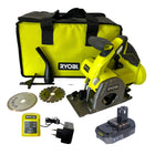 RYOBI R18MMS-120S Akku Multimaterialsäge 18 V 85 mm ( 5133005296 ) + 1x Akku 2,0 Ah + Ladegerät + Softtasche