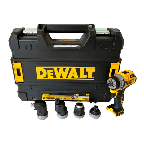 Taladro atornillador inalámbrico DeWalt DCD 703 NT 12 V 57 Nm sin escobillas + 4 accesorios + TSTAK - sin batería, sin cargador