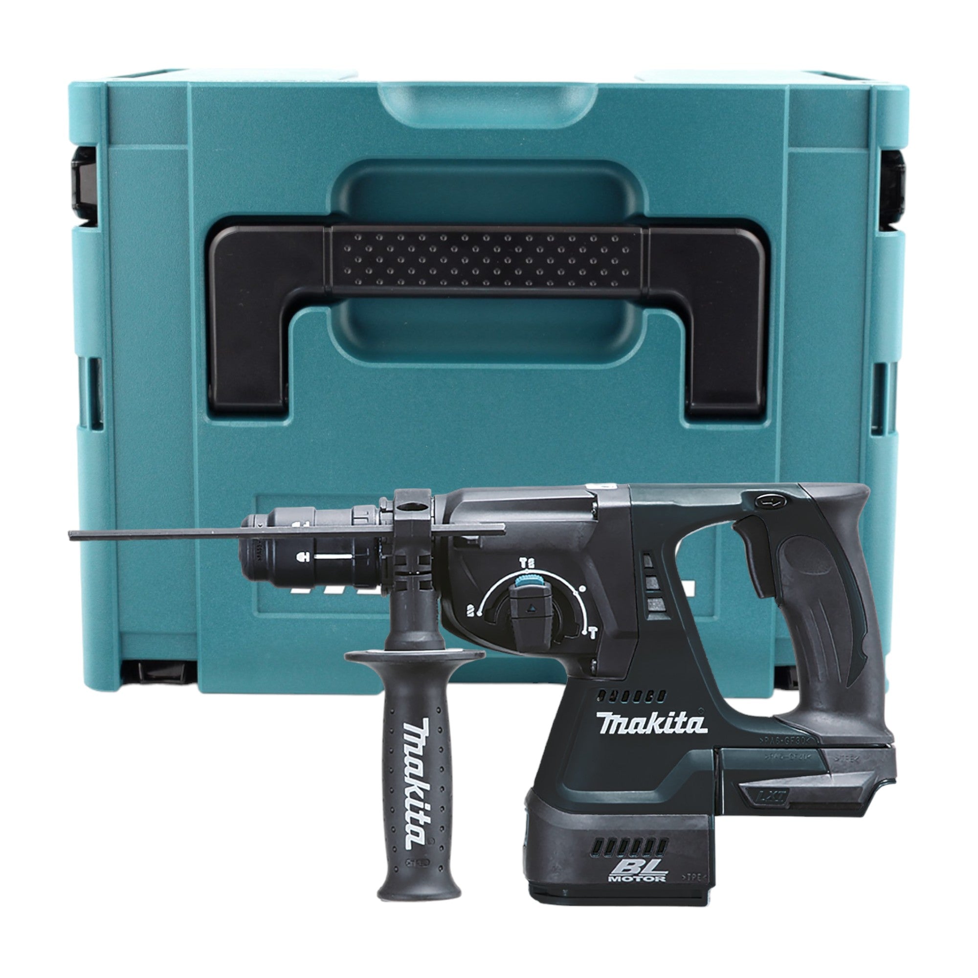 Makita DHR 243 F1J B Akku Kombihammer 18 V 2 0 J SDS Plus schwarz 1x Akku 3 0 Ah Schnellwechselfutter Makpac ohne Ladegeraet 1 - toolbrothers