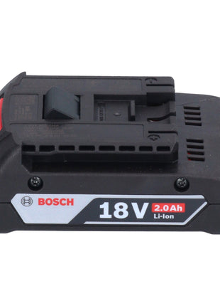 Lijadora excéntrica a batería Bosch GEX 185-LI Professional 18 V 125 mm sin escobillas + 1x batería 2,0 Ah - sin cargador