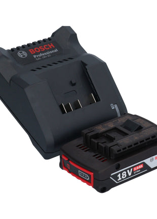 Ponceuse excentrique à batterie Bosch GEX 185-LI Professional 18 V 125 mm sans balai + 1x batterie 2,0 Ah + chargeur