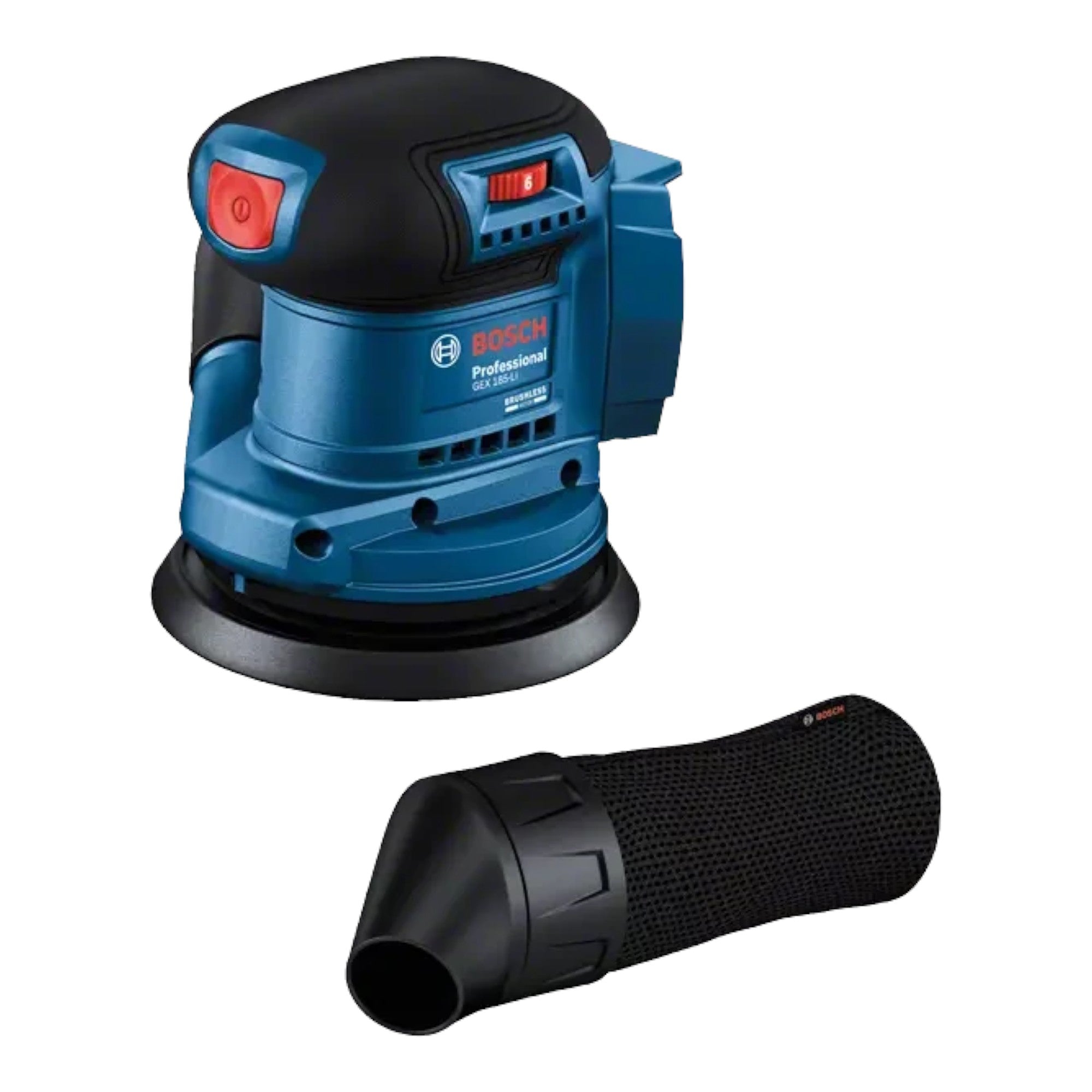 Bosch GEX 185 LI Professional Akku Exzenterschleifer 18 V 125 mm Brushless 1x Akku 5 0 Ah ohne Ladegeraet 0 - toolbrothers