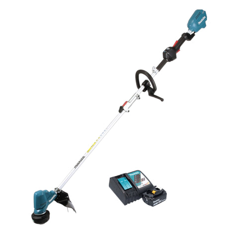 Cortabordes a batería Makita DUR 191 LRF1X3 18 V sin escobillas + 1x batería 3,0 Ah + cargador