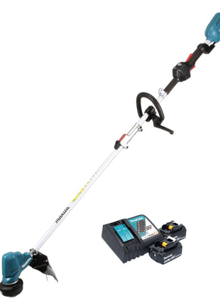 Coupe-herbe à batterie Makita DUR 191 LRMX3 18 V sans balais + 2x batteries 4,0 Ah + chargeur