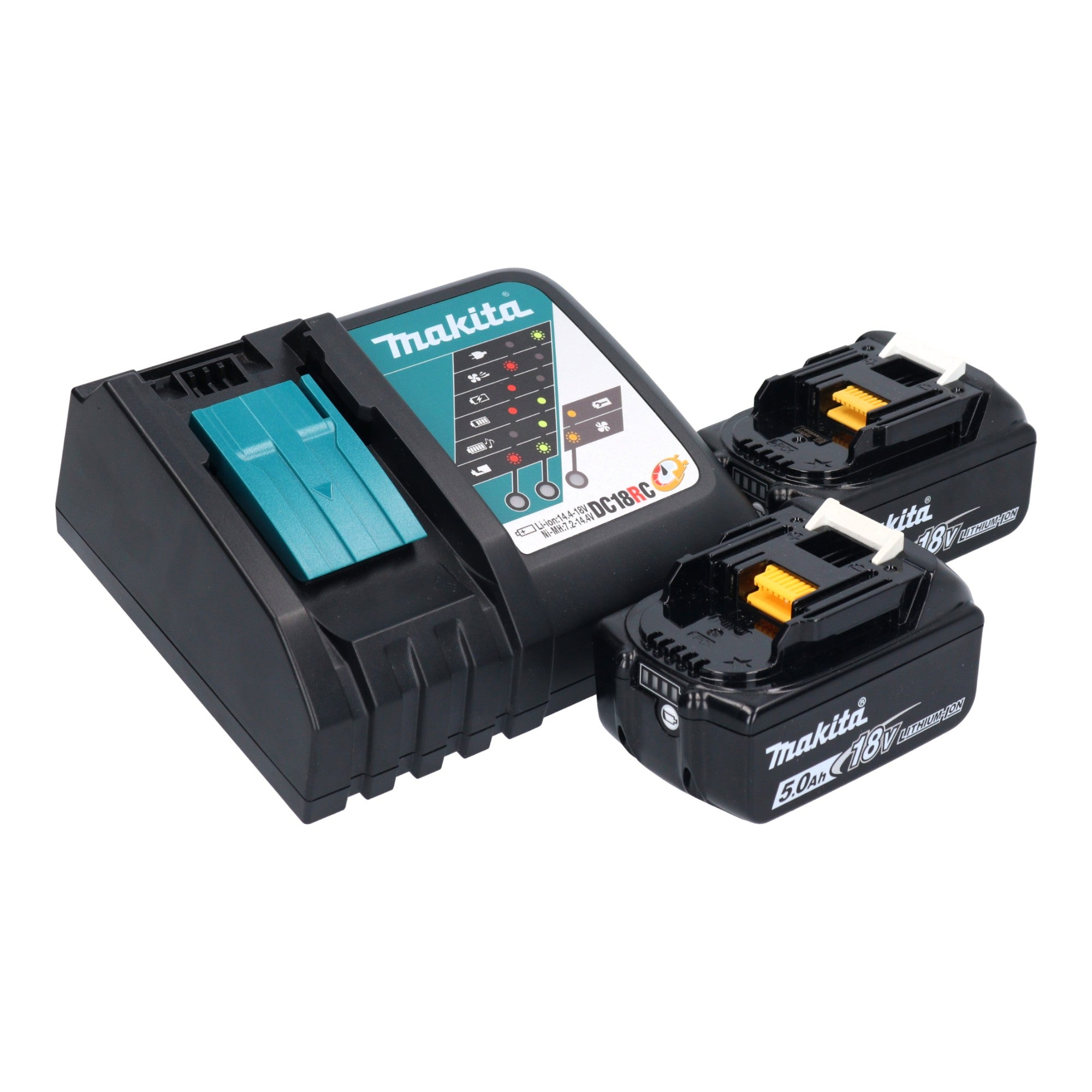 Makita DUR 191 LRTX3 Akku Rasentrimmer 18 V Brushless 2x Akku 5 0 Ah Ladegeraet 2 - toolbrothers