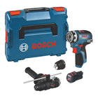 Taladro atornillador a batería Bosch GSR 12V-35 FC 12 V 35 Nm sin escobillas + 1x batería 3,0 Ah + 2x accesorios + L-Boxx - sin cargador