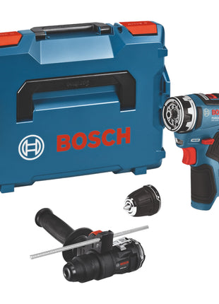 Bosch GSR 12V-35 FC Akku Bohrschrauber 12 V 35 Nm Brushless + 1x Akku 3,0 Ah + Ladegerät + 2x Aufsatz + L-Boxx