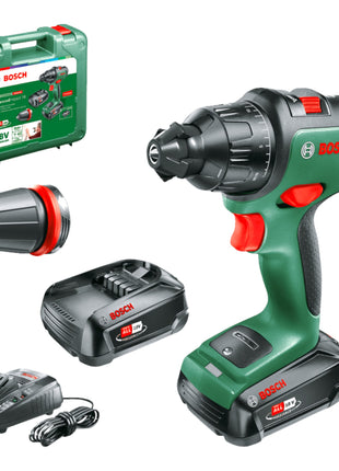 Bosch Home AdvancedImpact 18 akumulatorowa wiertarko-wkrętarka udarowa 18 V 39 Nm ( 06039B5109 ) bezszczotkowa + 2x akumulator 2,5 Ah + ładowarka + walizka