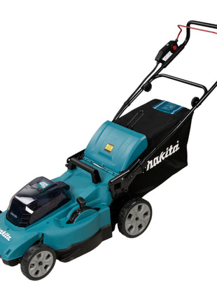 Makita DLM 480 CF2 Akku Rasenmäher 36 V ( 2x 18 V ) 48 cm 62 l + 2x Akku 3,0 Ah + Ladegerät