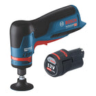 Bosch GWG 12V-50 S Professional amoladora recta a batería 12 V 6 mm sin escobillas + 1x batería 3,0 Ah - sin cargador