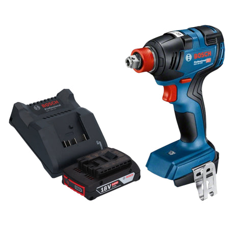 Bosch GDX 18V-200 Professional Clé à chocs rotative sans fil 18 V 200 Nm sans balais + 1 batterie 2,0 Ah + chargeur