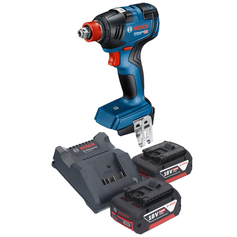 Bosch GDX 18V-200 Professional Akku Drehschlagschrauber 18 V 200 Nm Brushless + 2x Akku 5,0 Ah + Ladegerät