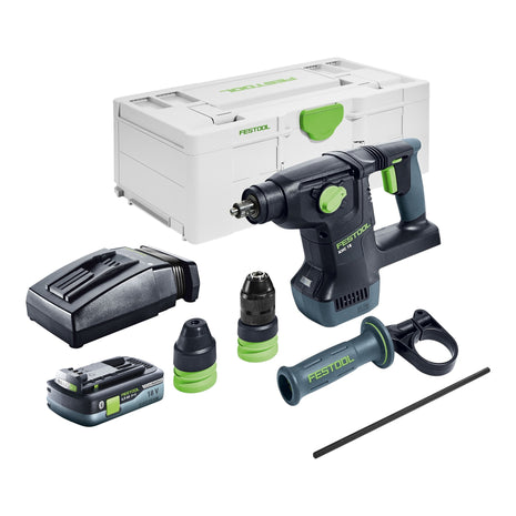 Festool KHC 18 EB-Basic Akku Kombihammer 18 V 2,6 J SDS-Plus Brushless + 1x Akku 4,0 Ah + Ladegerät + Systainer