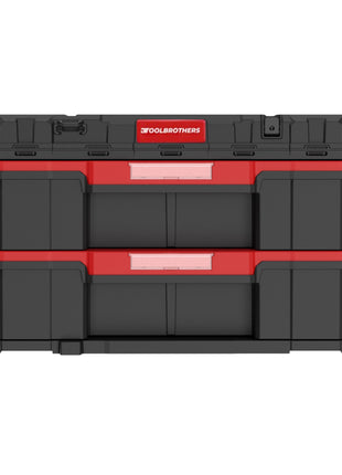 Toolbrothers RHINO XXL Drawer 2 ECO Toolbox Werkzeugbox 587 x 380 x 340 mm 29 l mit zwei Schubladen