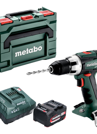 Taladro atornillador a batería Metabo BS 18 LT 18 V 60 Nm + 1x batería 4,0 Ah + cargador + metaBOX