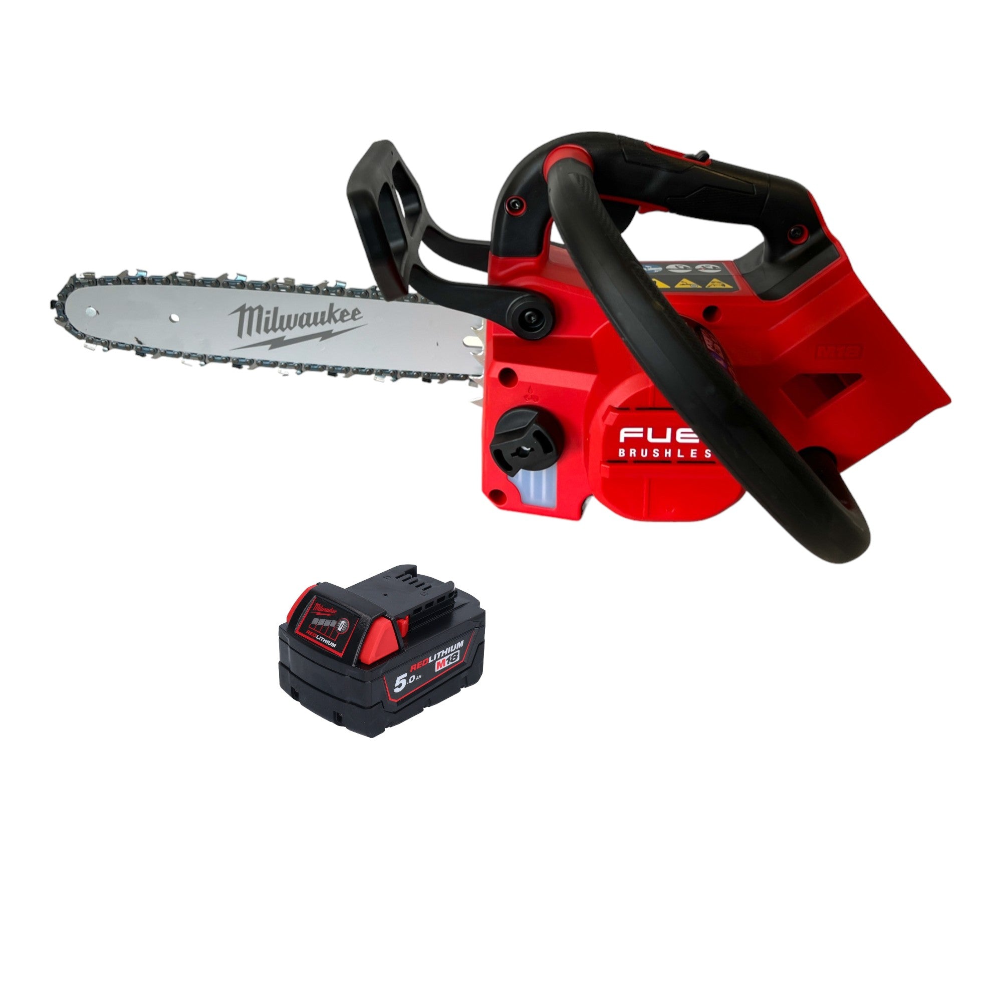 Milwaukee M18 FTHCHS30 551 Akku Kettensaege 18 V 30 cm 1x Akku 5 0 Ah ohne Ladegeraet 0 - toolbrothers