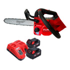 Milwaukee M18 FTHCHS30-552 Akumulatorowa pilarka łańcuchowa z uchwytem górnym 18 V 30 cm + 2x akumulator 5,0 Ah + ładowarka