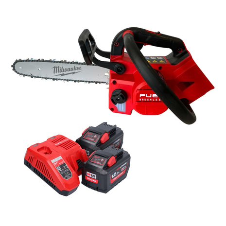 Milwaukee M18 FTHCHS30-122 Akku Top Handle Kettensäge 18 V 30 cm + 2x Akku 12,0 Ah + Ladegerät