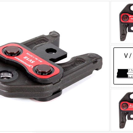 Rothenberger Pressbacke Presszange Standard SV18 ( 015213X ) für ROMAX 4000 / Akku Press ACC etc - Toolbrothers