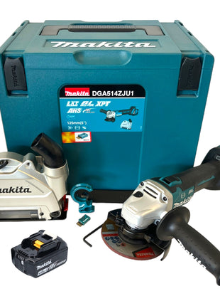 Makita DGA 514 M1JU1 Akku Winkelschleifer 18 V 125 mm Brushless + 1x Akku 4,0 Ah + Makpac - ohne Ladegerät