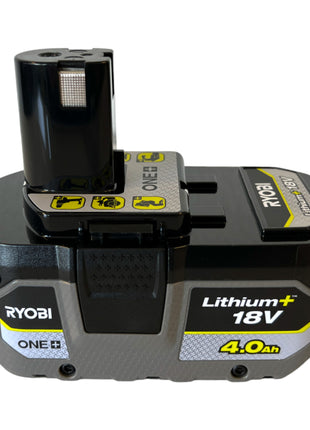 Batería Ryobi 2x RB1840X 18 V 4,0 Ah / 4000 mAh Li-Ion ONE+ HP (2x 5133005053) con indicador de nivel de carga