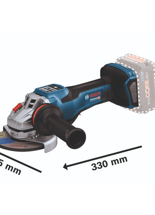 Meuleuse d'angle sans fil Bosch GWS 18V-15 PSC Professional 18 V 125 mm (06019H6B02) BITURBO Brushless + L-Boxx - sans batterie, sans chargeur