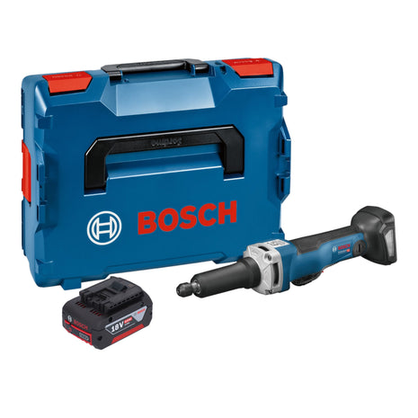 Bosch GGS 18V-23 PLC Profesjonalna akumulatorowa szlifierka prosta 18 V bezszczotkowa + 1x akumulator 4,0 Ah + L-Boxx - bez ładowarki