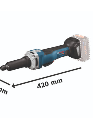 Bosch GGS 18V-23 PLC Professional amoladora recta a batería 18 V sin escobillas + 1x batería 4,0 Ah + L-Boxx - sin cargador