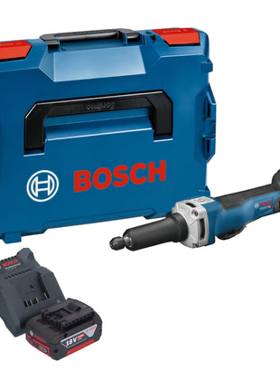 Bosch GGS 18V-23 PLC Professional amoladora recta a batería 18 V sin escobillas + 1x batería 4,0 Ah + cargador + L-Boxx