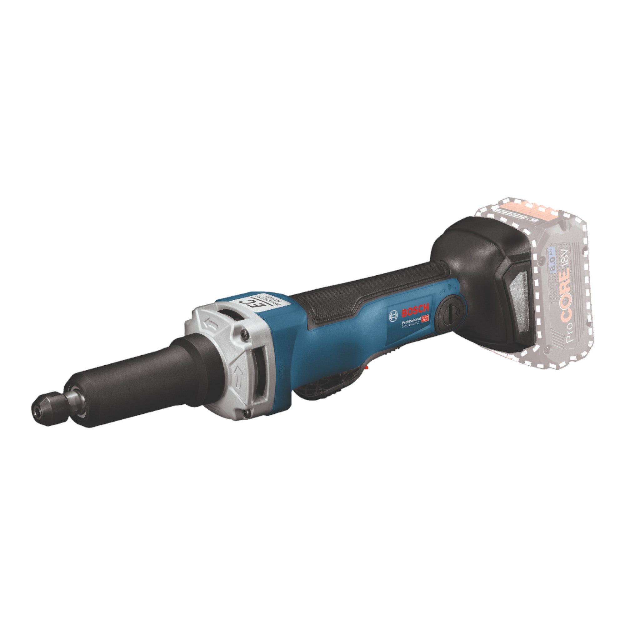 Bosch GGS 18V 23 PLC Professional Akku Geradschleifer 18 V Brushless 1x Akku 5 0 Ah Ladegeraet L Boxx  1 - toolbrothers