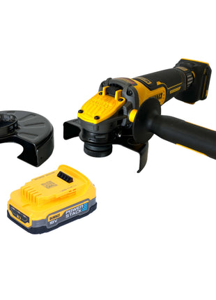 Meuleuse d'angle sur batterie DeWalt DCG 416 VS N 18 V 125 mm sans balais + 1x batterie PowerStack 1,7 Ah - sans chargeur