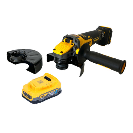 Akumulatorowa szlifierka kątowa DeWalt DCG 416 VS N 18 V 125 mm bezszczotkowa + 1x akumulator PowerStack 1,7 Ah - bez ładowarki