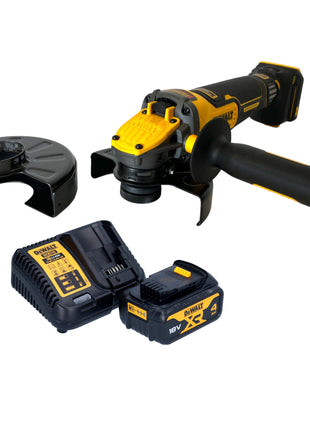 Meuleuse d'angle sur batterie DeWalt DCG 416 VS M1 18 V 125 mm sans balais + 1x batterie 4,0 Ah + chargeur