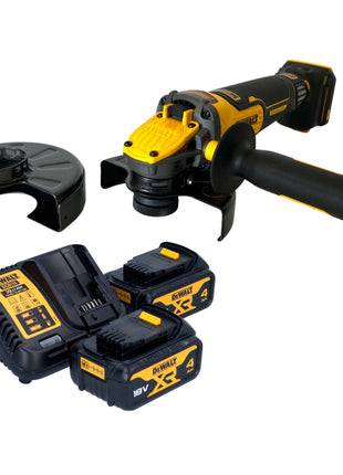 Meuleuse d'angle sur batterie DeWalt DCG 416 VS M2 18 V 125 mm sans balais + 2x batteries 4,0 Ah + chargeur