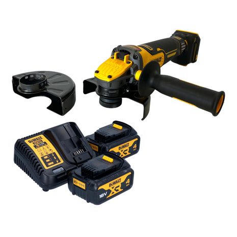 DeWalt DCG 416 VS M2 Akku Winkelschleifer 18 V 125 mm Brushless + 2x Akku 4,0 Ah + Ladegerät