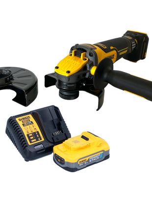 Meuleuse d'angle sur batterie DeWalt DCG 416 VS H1 18 V 125 mm sans balais + 1 batterie PowerStack 5,0 Ah + chargeur