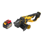 DeWalt DCG 460 N Akku Winkelschleifer 54 V 230 mm + 1x Akku 6,0 Ah - ohne Ladegerät