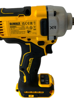 DeWalt DCF 891 N Akku Schlagschrauber 18 V 1084 Nm 1/2" Brushless + 1x Powerstack Akku 1,7 Ah - ohne Ladegerät