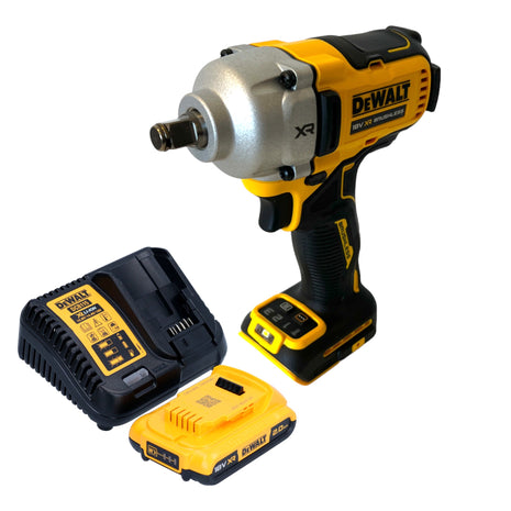 DeWalt DCF 891 D1 Akumulatorowy klucz udarowy 18 V 1084 Nm 1/2" bezszczotkowy + 1x akumulator 2,0 Ah + ładowarka