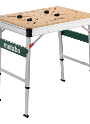 Metabo MWB 100 Multifunktionstisch ( 626991000 ) mobile Werkbank robuste MDF-Tischplatte