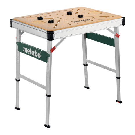 Metabo MWB 100 Table multifonctions ( 626991000 ) établi mobile plateau robuste en MDF