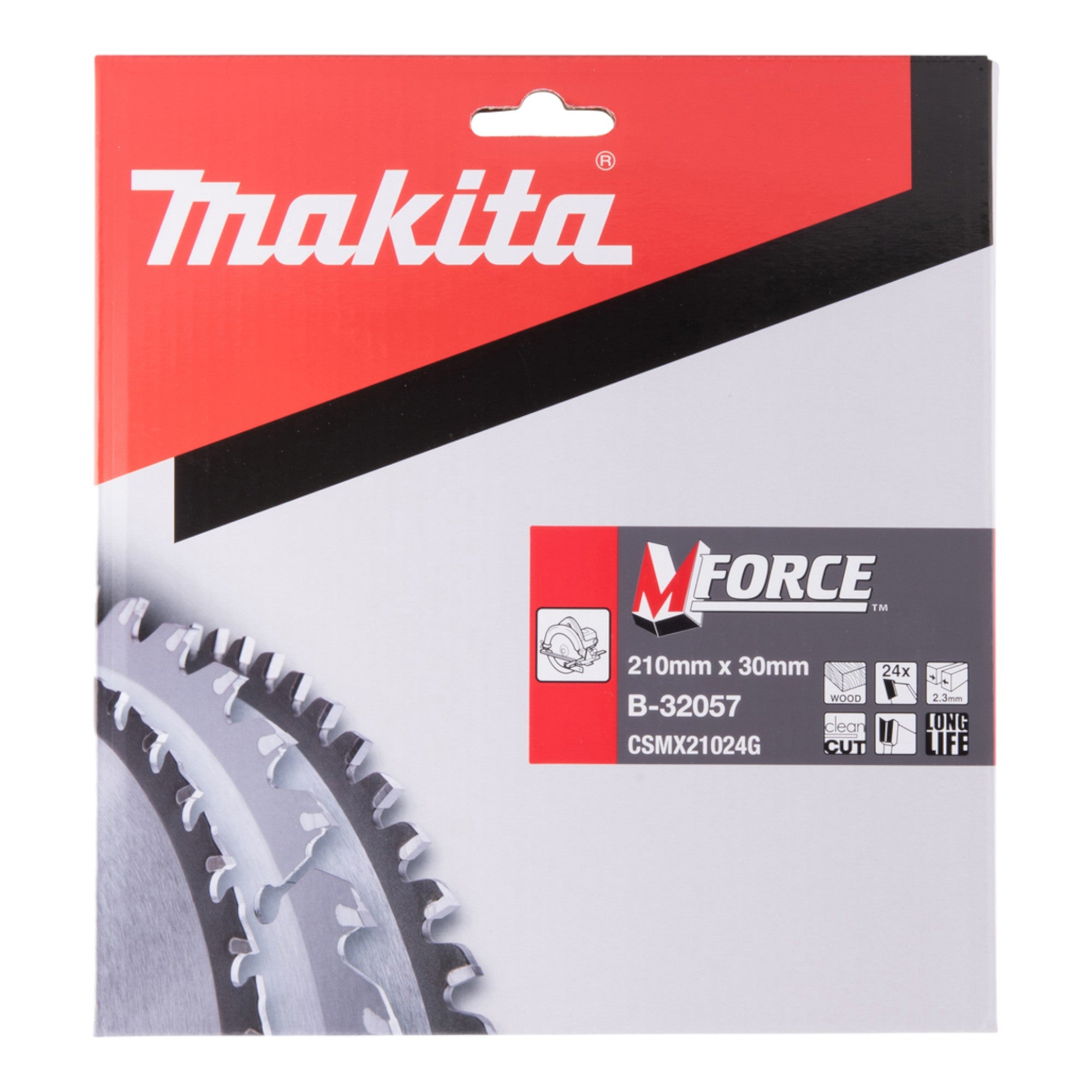 Makita M FORCE Kreissaegeblatt 210 x 30 x 2 3 mm 24 Zaehne B 32057 fuer Holz 1 - toolbrothers