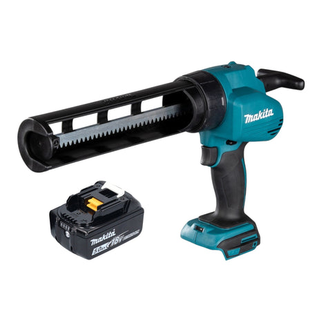 Makita DCG 180 T1 cordless cartridge gun 18 V + 1x rechargeable battery 5.0 Ah - without charger