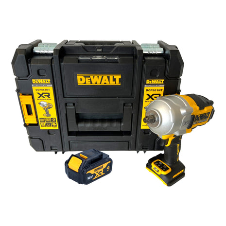 DeWalt DCF 961 NT cordless impact wrench 18 V 1632 Nm 1/2" brushless + 1x rechargeable battery 4.0 Ah + TSTAK - without charger