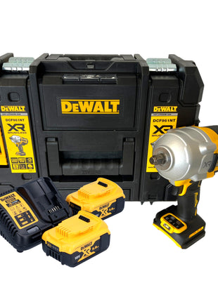 DeWalt DCF 961 P2T Akku Schlagschrauber 18 V 1632 Nm 1/2" Brushless + 2x Akku 5,0 Ah + Ladegerät + TSTAK