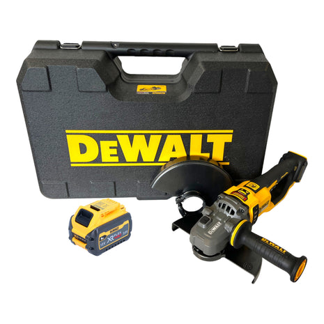 Smerigliatrice angolare a batteria DeWalt DCG 460 NK 54 V FlexVolt 230 mm senza spazzole + 1x batteria ricaricabile 6,0 Ah + custodia - senza caricabatterie