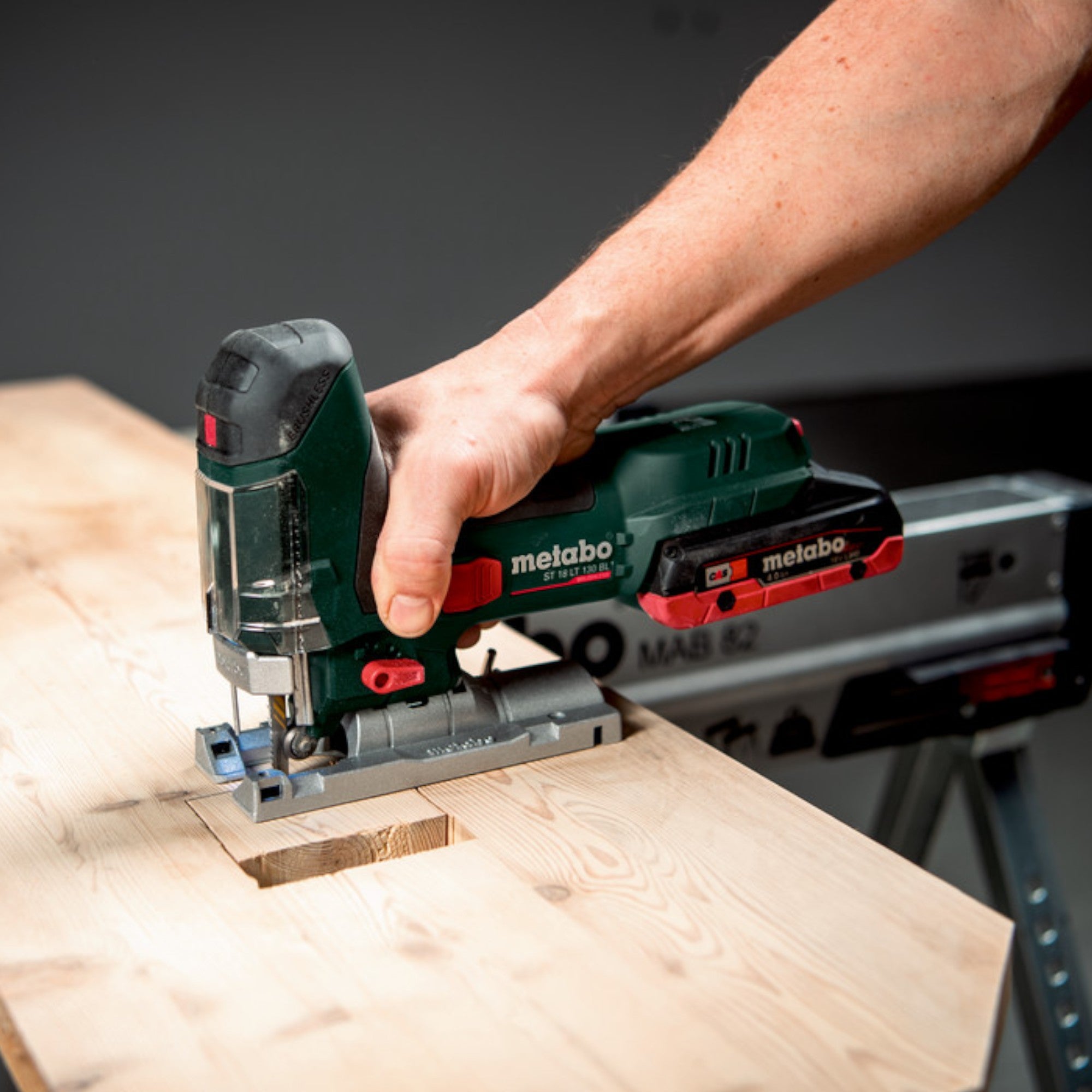 Metabo ST 18 LT 130 BL Akku Stichsaege 18 V 130 mm Brushless 1x Akku 4 0 Ah ohne Ladegeraet 4 - toolbrothers
