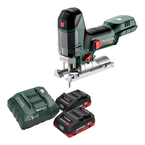 Metabo ST 18 LT 130 BL Akku Stichsäge 18 V 130 mm Brushless + 2x LiHD Akku 4,0 Ah + Ladegerät