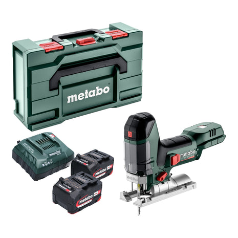 Metabo ST 18 LT 130 BL Akku Stichsäge 18 V 130 mm Brushless + 2x Akku 4,0 Ah + Ladegerät + Metabox